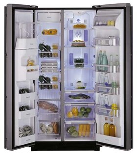 холодильники двухдверные side by side